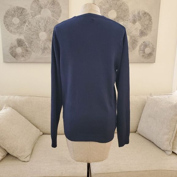 Calibrate Honeycomb Crewneck Sweater size Medium in Navy - Picture 7 of 12